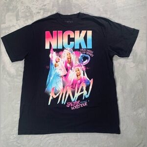Nicki Minaj Black Graphic Tour Tee